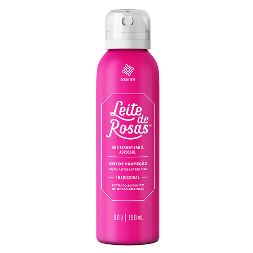 Desodorante 48h Aerosol Tradicional Leite De Rosas 150ml