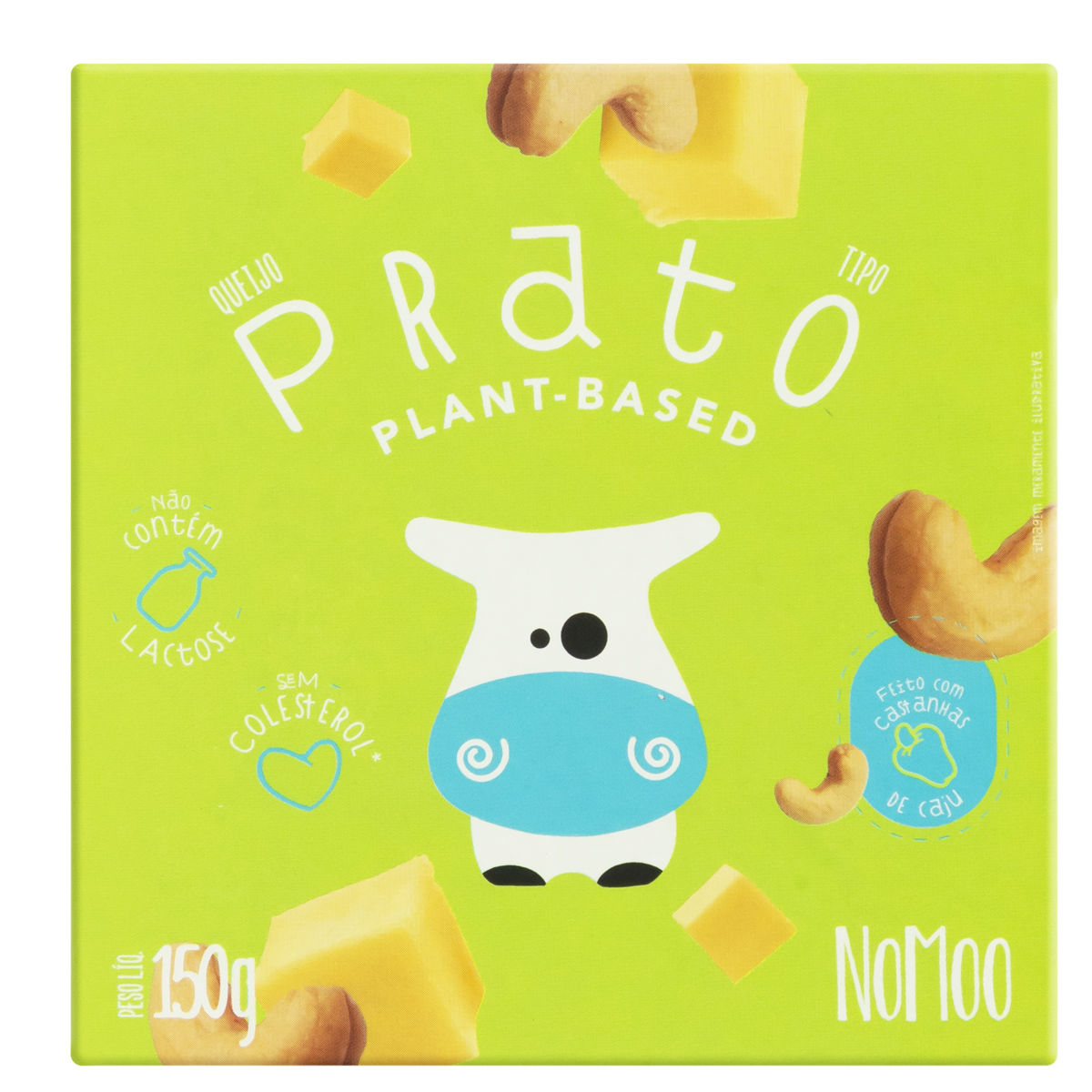 Queijo Tipo Prato Vegano Nomoo 150g