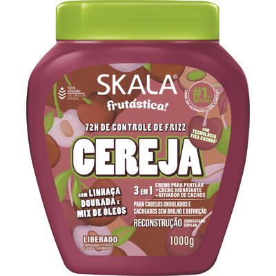 Creme de Tratamento para Cabelo Skala Cereja 1kg