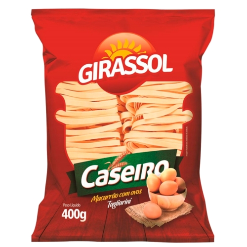Massa Girassol Caseira 400g