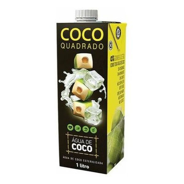 Água de Coco Quadrado Caixa 1l