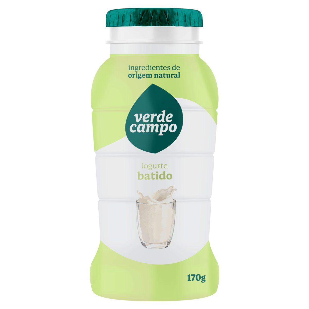 Iogurte Parcialmente Desnatado Batido Verde Campo Frasco 170g
