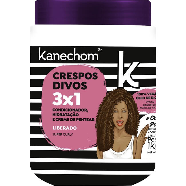 Condicionador Capilar Kanechom Crespos Divos 3x1 1kg