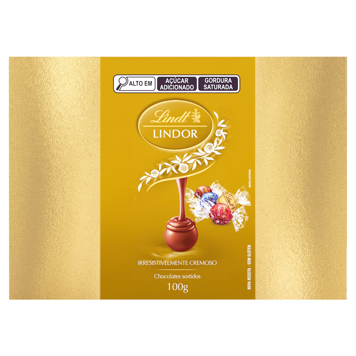 Chocolate Sortido Lindt Lindor Caixa 100g