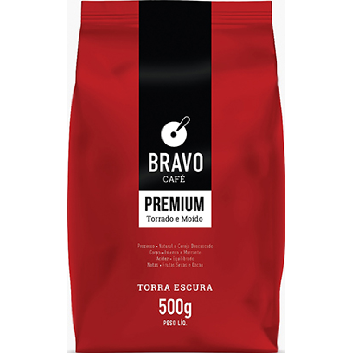 Café Torrado e Moído Bravo Premium 500g