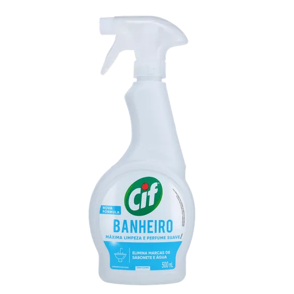 Limpador Cif 500ml - Banheiro - Sem Cloro - Gatilho