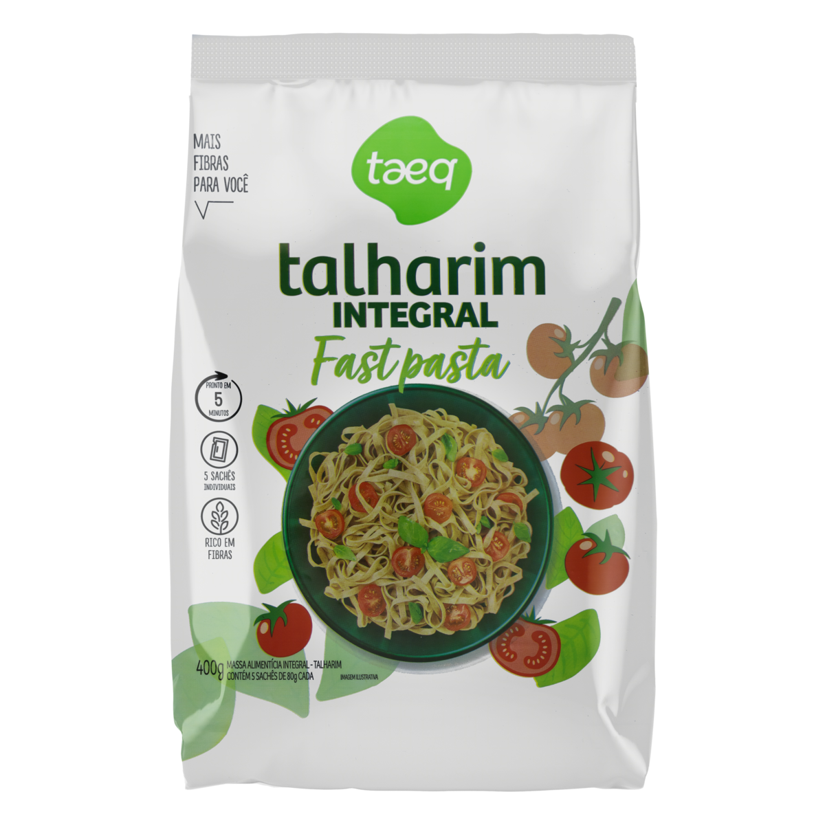 Macarrão Integral Talharim Taeq Pacote 400g