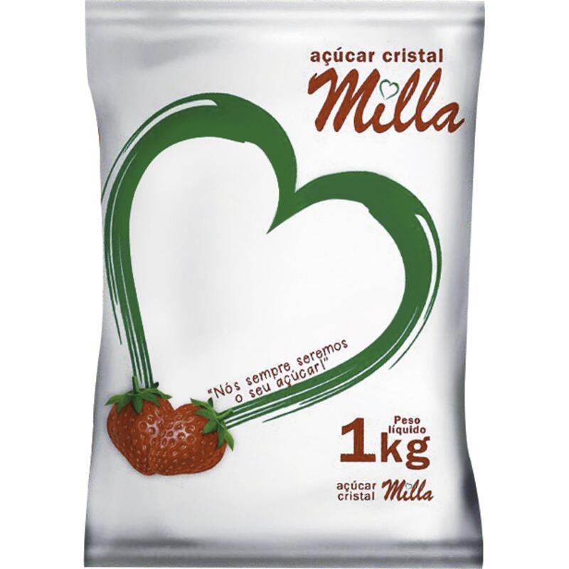 Açúcar Cristal Milla 1Kg