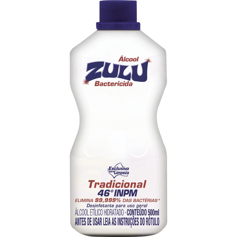 Álcool Zulu 46° INPM 500ml