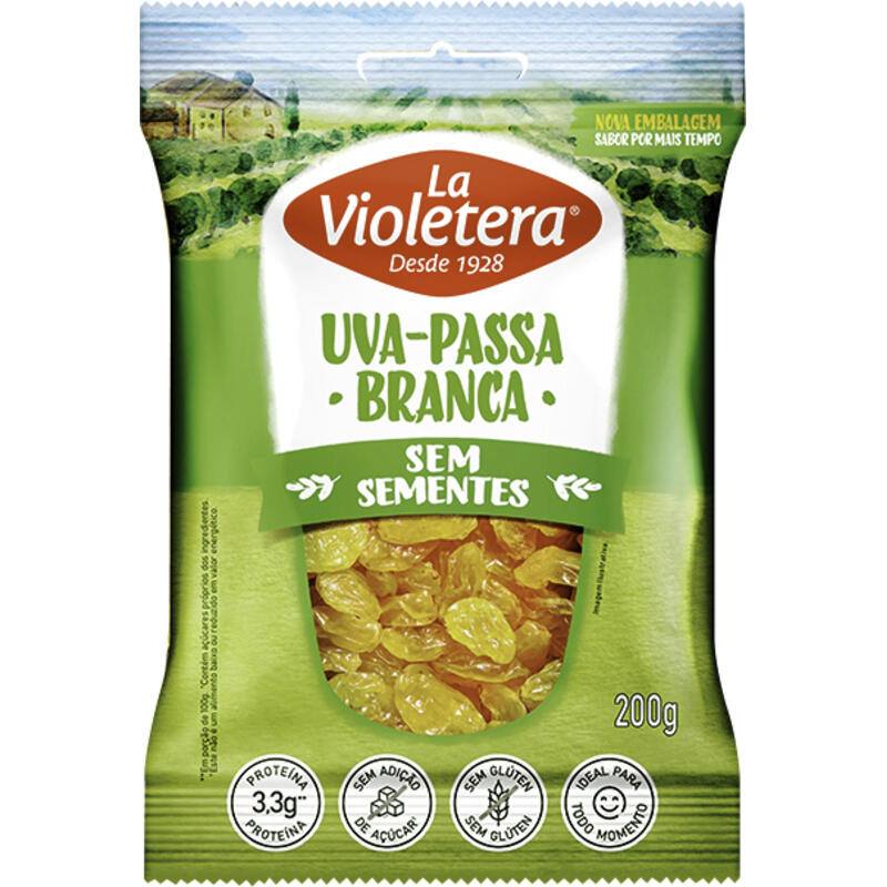 Uva Passa La Violetera Branca 200g