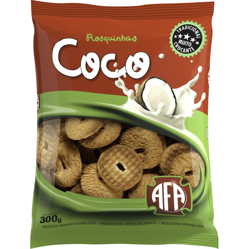 Biscoito Rosquinha Afa Coco 300g