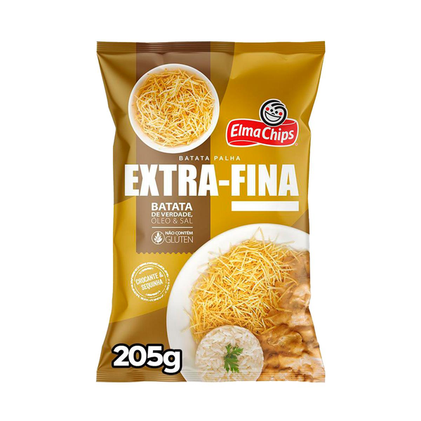 Batata Palha Elma Chips 205g - Extrafina