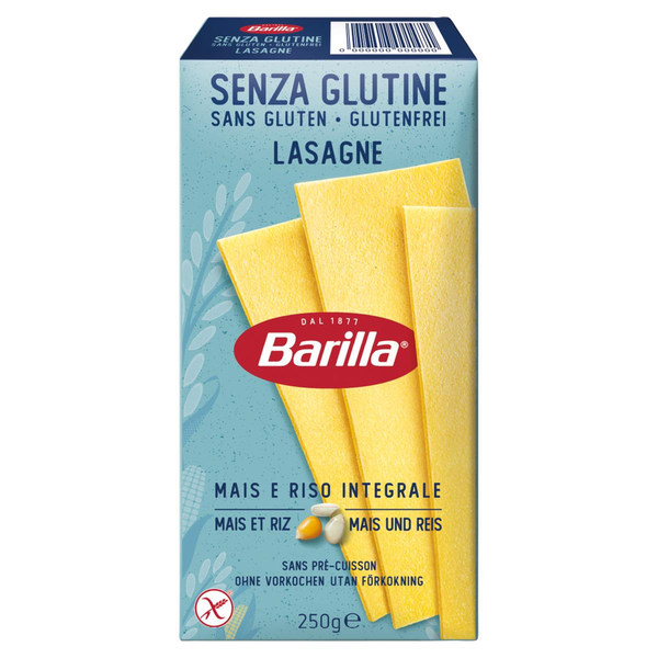 Massa para Lasanha Barilla 250g - Sem Glúten