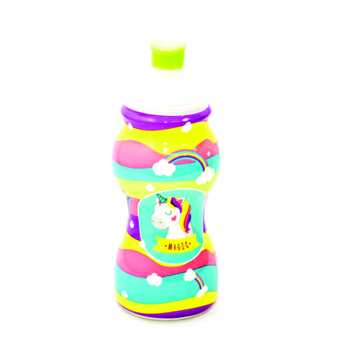 Garrafa Squeeze Plasduran 250ml Unicornio