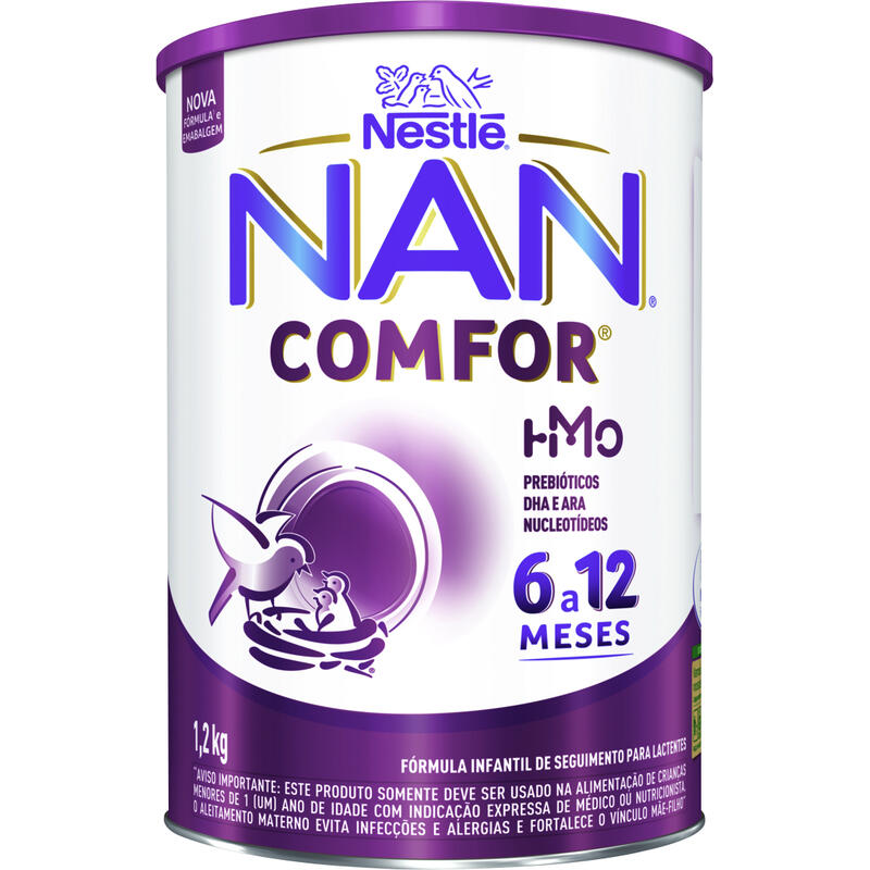 Fórmula Infantil NAN Comfor HMO de 6 a 12 meses 1,2kg