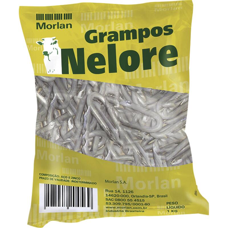 Grampo Morlan Rolido Aroeira - 9x1 1kg
