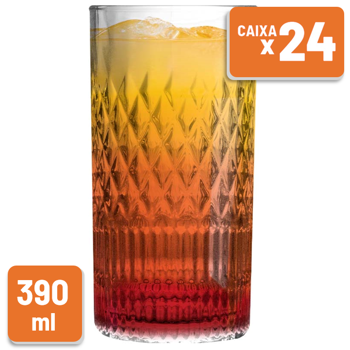 Copo Esplanada Cristal 390ml Caixa c/ 24 Un