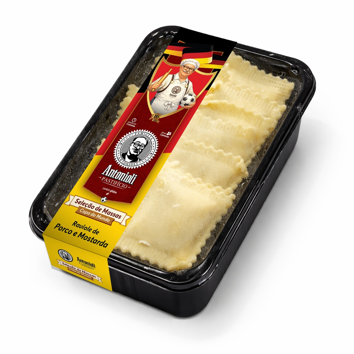 Ravioli De Porco E Mostarda Antonioli 300 G
