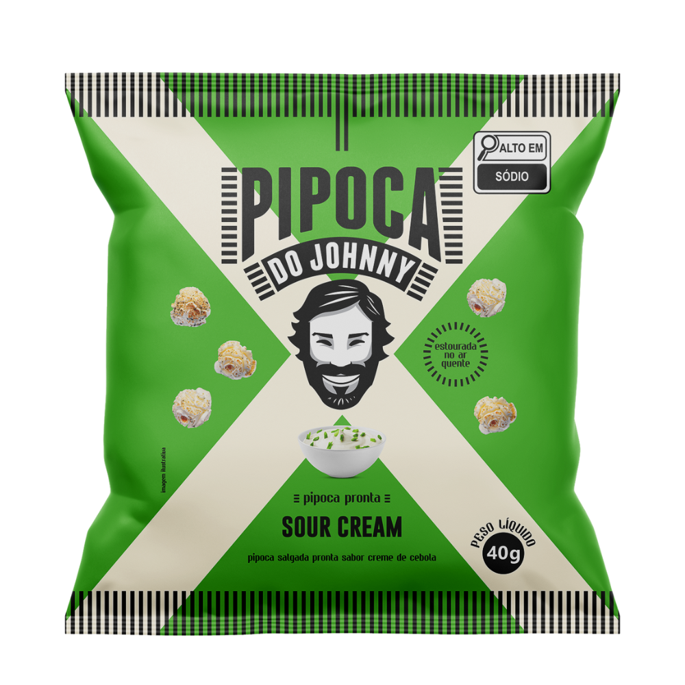 Pipoca do Johnny Sour Cream 40g
