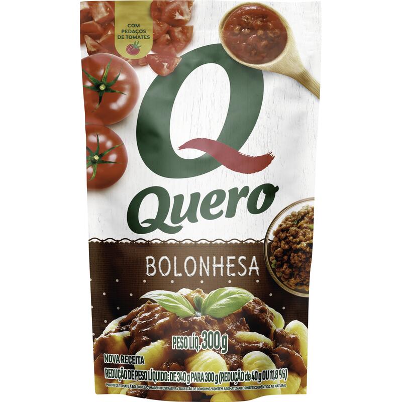 Molho de Tomate Quero Bolonhesa 300g