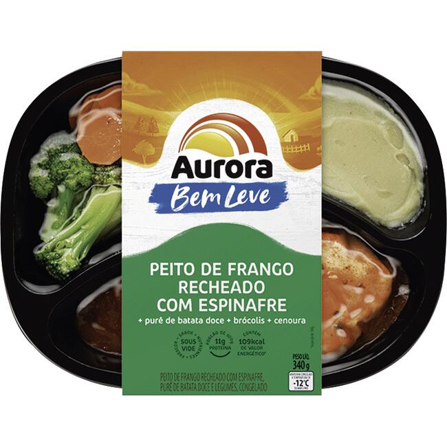 Prato Pronto Bem Leve Aurora P. de frango e bat doce 340g