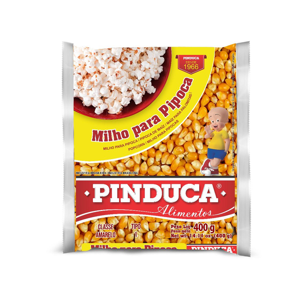 Milho para Pipoca Pinduca 400g