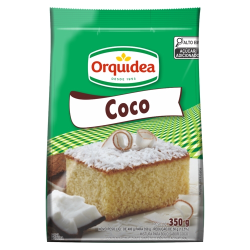 Mistura para Bolo Orquídea Coco 350g