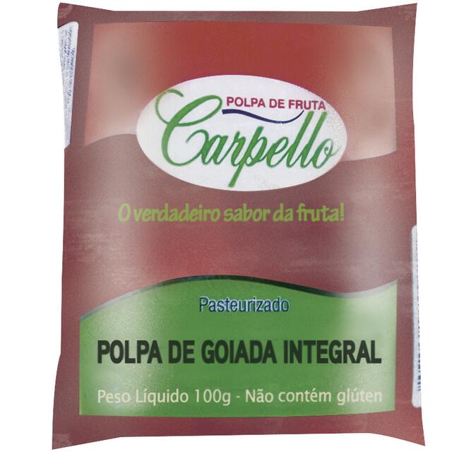 Polpa de Fruta Carpello Goiaba 100g