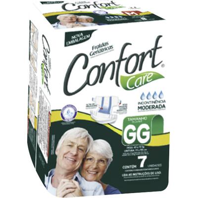 Fralda Geriátrica Confort Care - GG 7 un