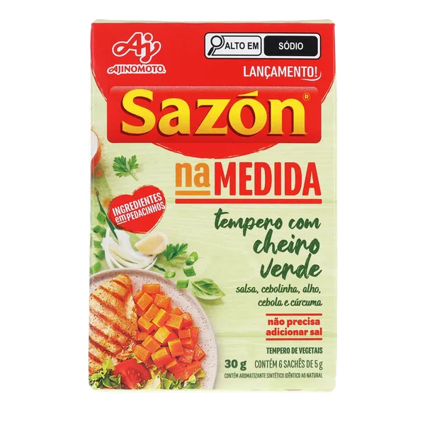 Tempero Sazón 30g - Na Medida - Cheiro Verde