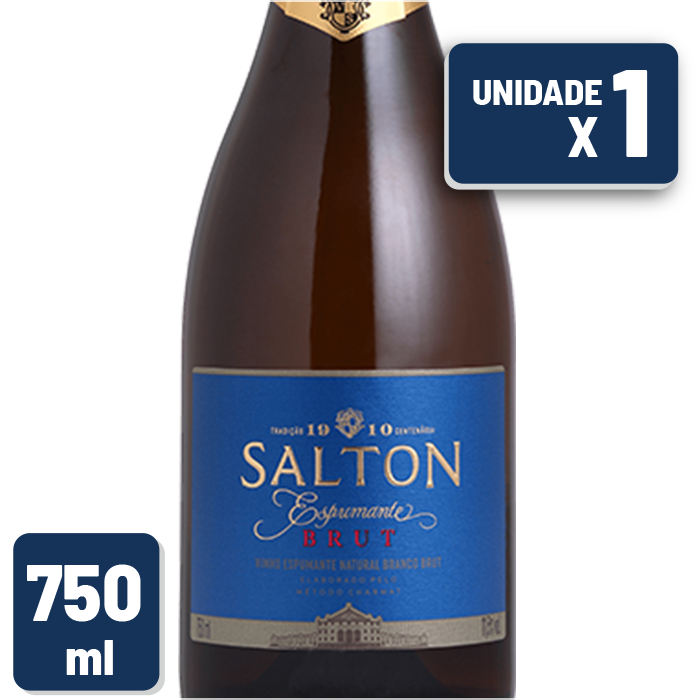 Espumante Salton Brut Garrafa Vidro 750ml
