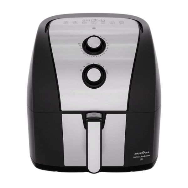 Fritadeira Air Fryer Britânia BAF90A 9 Litros - Preta
