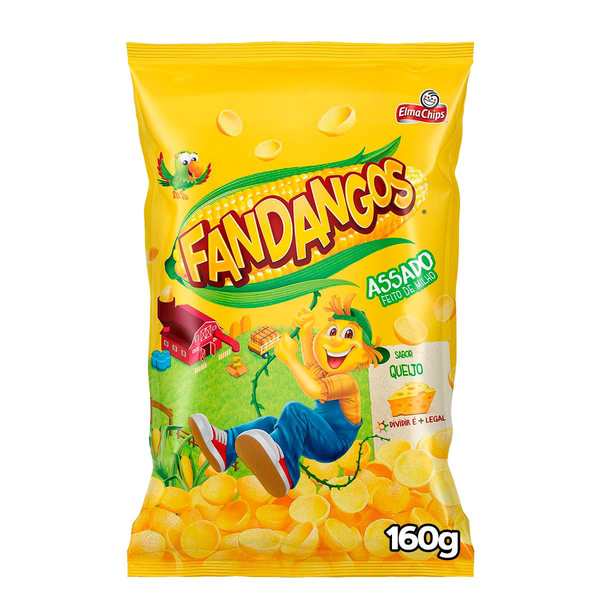 Salgadinho Queijo Elma Chips Fandangos Pacote 160g