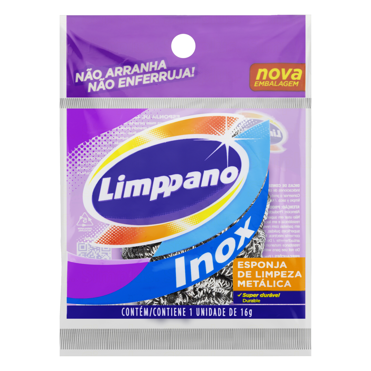 Esponja Aço Limppano 16g
