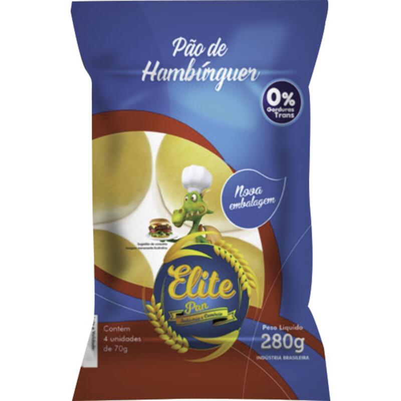 Pão de Hambúrguer Elite Pan 280g