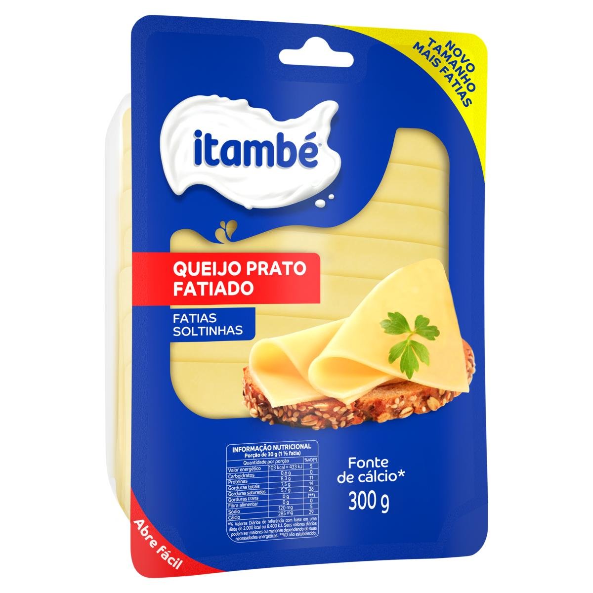 Queijo Prato Fatiado Itambé 300g