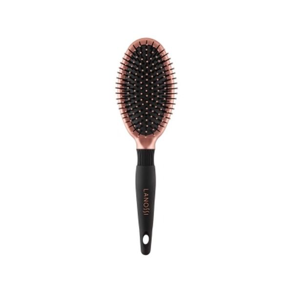 Escova para Cabelo Lanossi Raquete - Oval - Bronze - Ref. LS0002