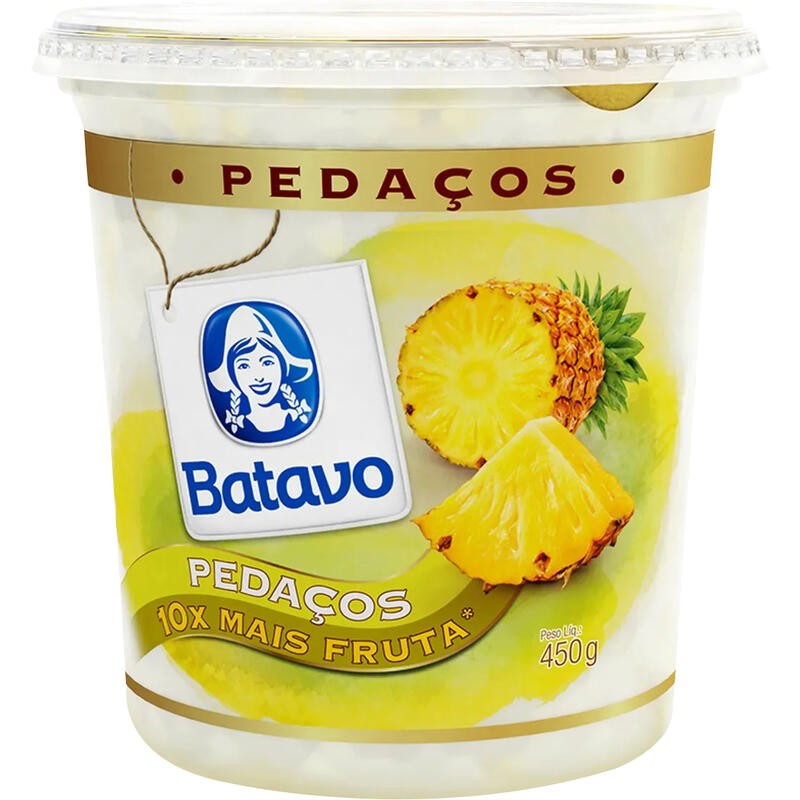 Iogurte Batavo com Pedaços Abacaxi 500g