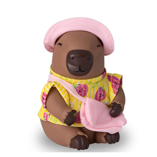 Boneca Divertoys Capivara com Suéter - Ref. 8386