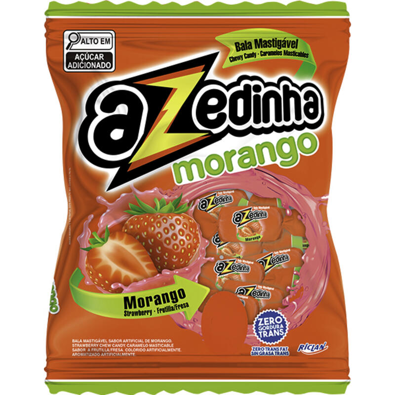 Bala Riclan Azedinha Morango 500g