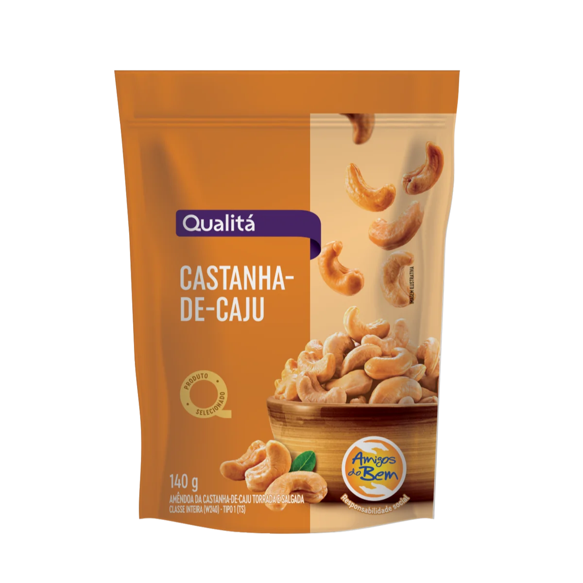 Castanha de Caju QUALITÁ 140g
