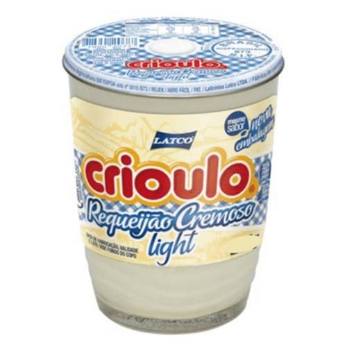 Requeijão Light Crioulo Copo 220g