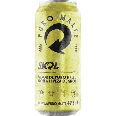 Cerveja Skol Puro Malte 473ml