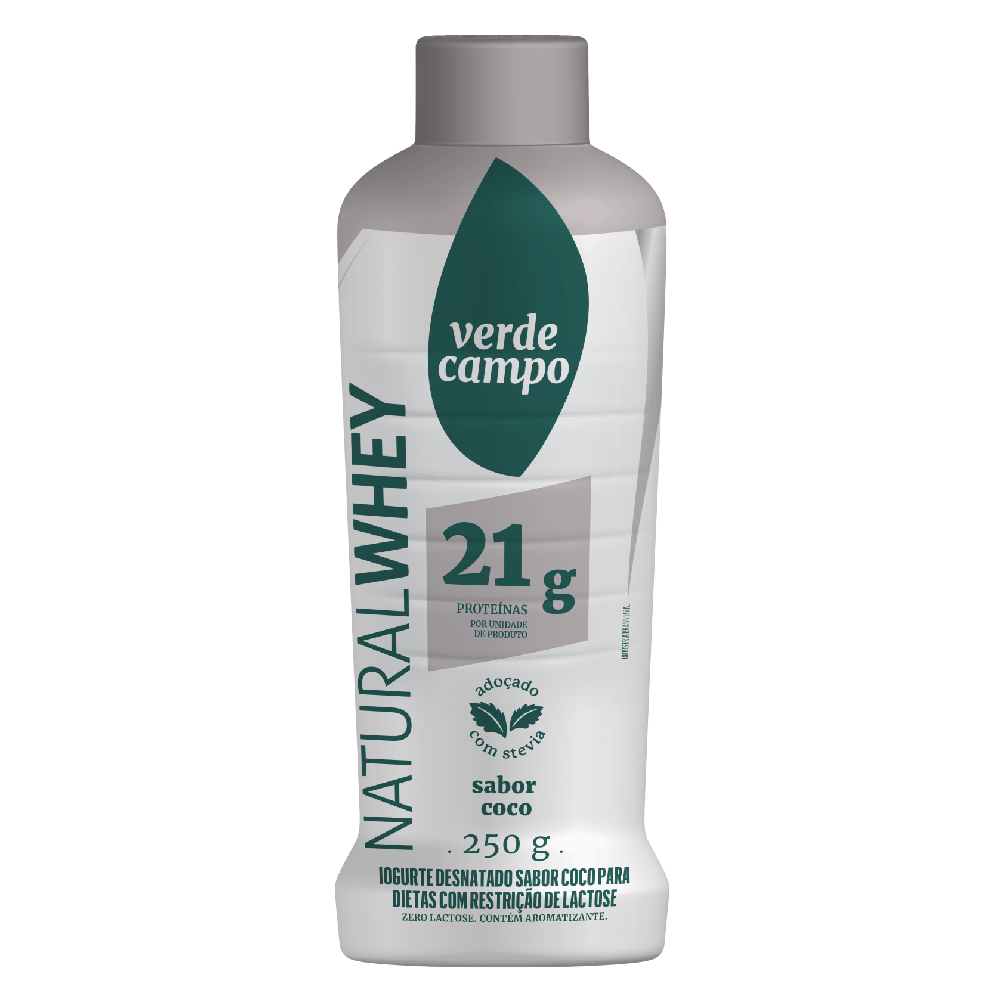 Iogurte Natural Whey Verde Campo Coco 250g