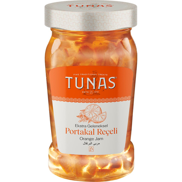 Geleia da Turquia Tunas 380g - Laranja
