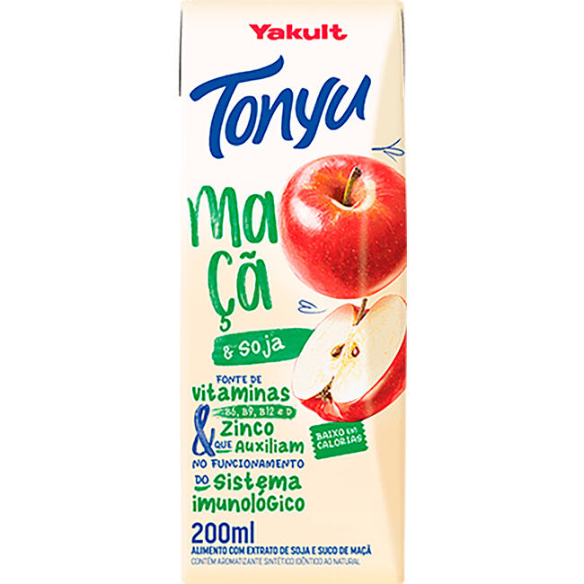 Bebida à Base de Soja Maçã Yakult Tonyu Caixa 200ml