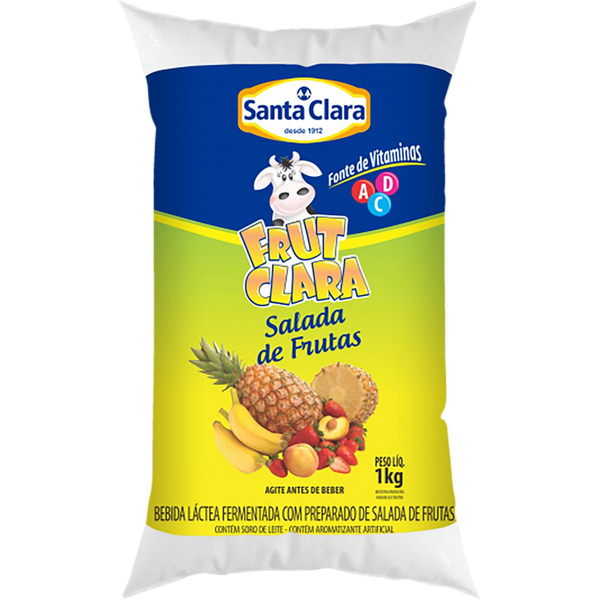 Bebida Láctea Santa Clara 1kg - Salada de Frutas
