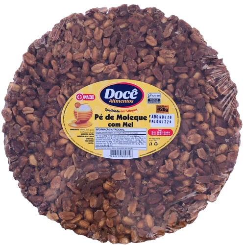 Pé De Moleque Docê Alimentos Com Mel 420g