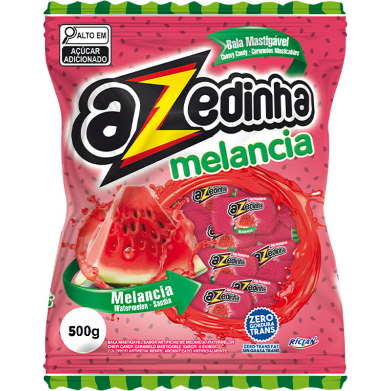 Bala Azedinha Riclan Melancia 500g