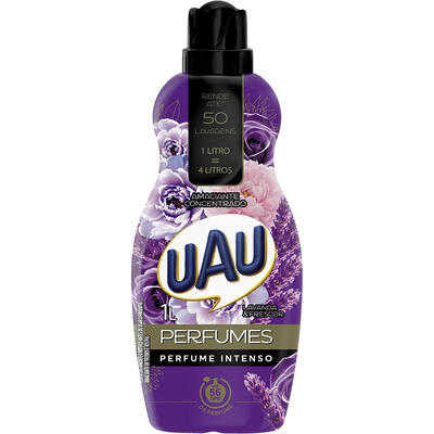 Amaciante de Roupas Concentrado Uau Lavanda e Frescor 1L